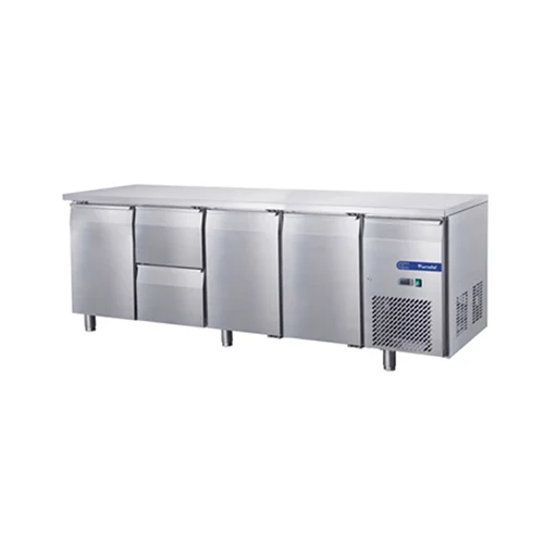 FEELART FED22570CS320 3-Door and 2-Drawer Stainless Steel Undercounter Chiller (540L)