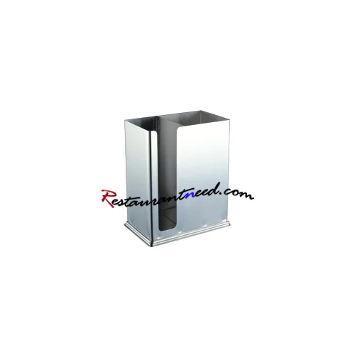 Stainless Steel Double-pane Square Chopstick Container