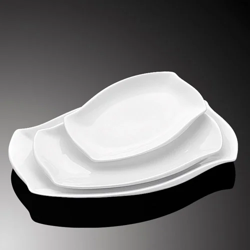 14" Ceramic Long Fish Plate