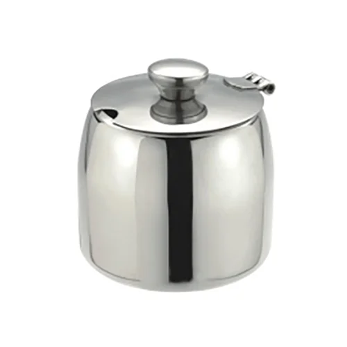 350ml Stainless Steel Globular Sugar Bowl With Three Supports