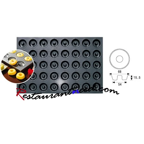 Silicon Non-Stick 40 Cups Round Donut Cake Mould