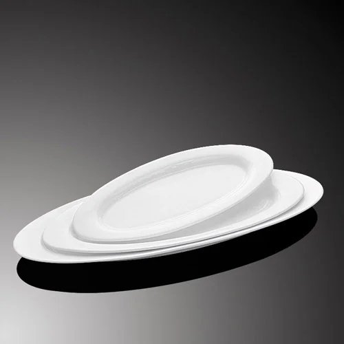 18" Ceramic Long Fish Plate