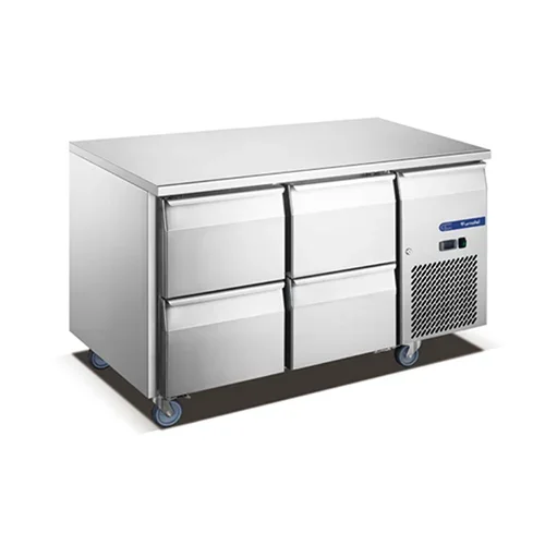 FEELART FED13570CS040 4-Drawer Stainless Steel Undercounter Chiller (260L)