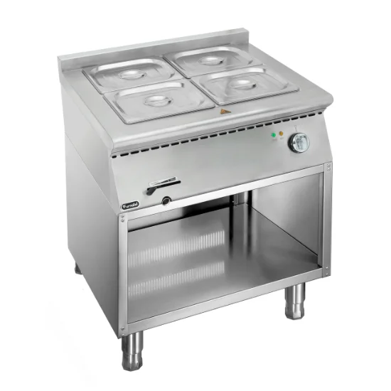 800 X Series Electric Bain Marie With Open Cabinet