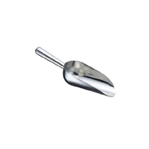 6 Ounce Round Stainless Steel Ice Scoop