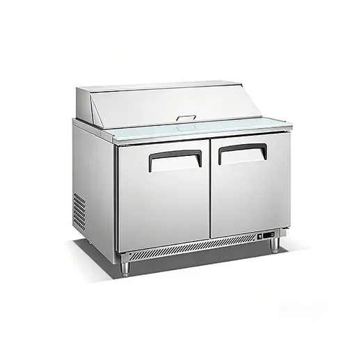 Max Series 2 Door Fancooling Salad Bar Prep Station (ETL)