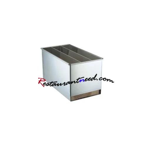 3 Compartments Stainless Steel Knife Rack
