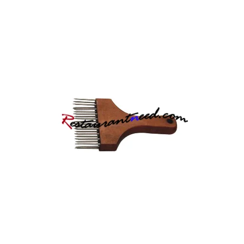 Stainless Steel Pork Inserter With Wood Handle