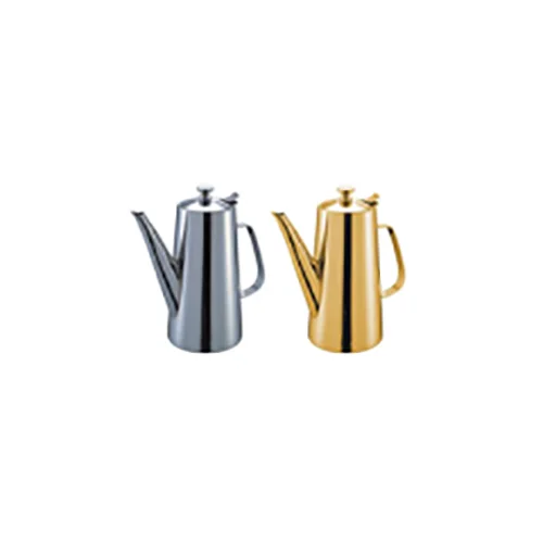2000ml Stainless Steel Long Spout Pitcher With Hinged Lid