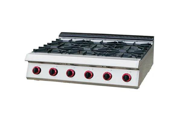 Commercial 6-Countertop Burner Gas RangeYWK-J243