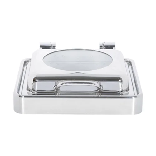 Electric Built-in Oblong Visible Chafing Dish With Single Perforated Food Pan