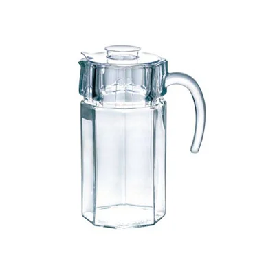 1700ml Octagonal Glass Beverage Pitcher