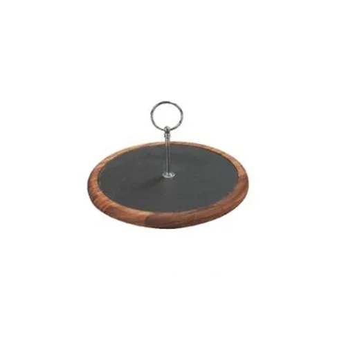 Φ230mm 1 Layer Pastry Display Wood Board