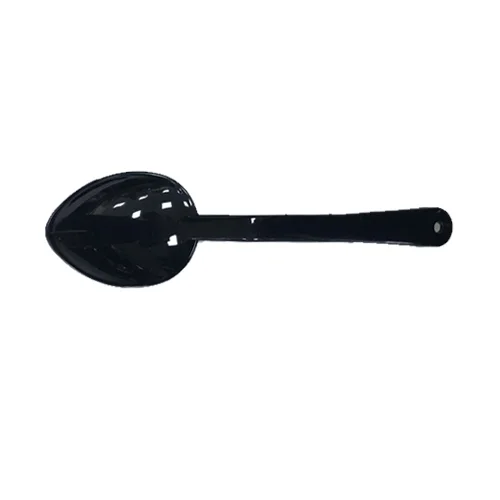 11" PC Black Solid Spoon