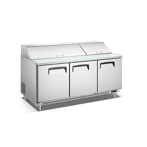 Max Series 3 Door Fancooling Salad Bar Prep Station (ETL)