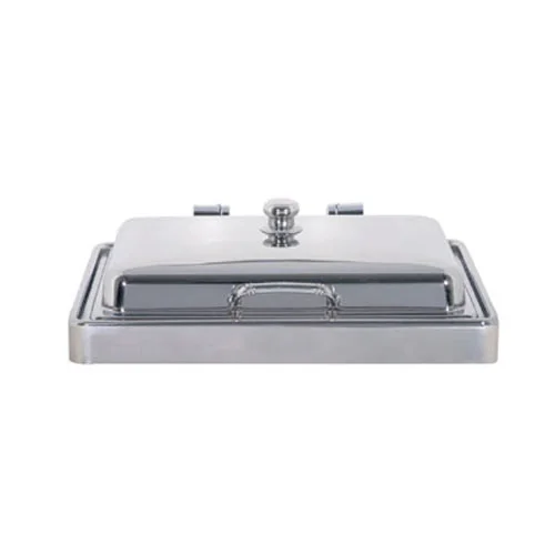 Electric Built-in Oblong Roll Top Chafing Dish With Double Perforated Food Pans