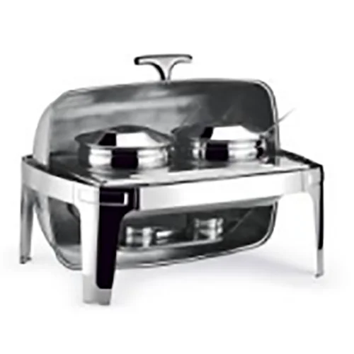 Stainless Steel Rectagular Roll Top Soup Kettle