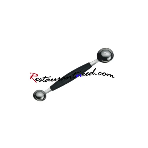 Stainless Steel Double Heads Melon Baller With Plastic Handle