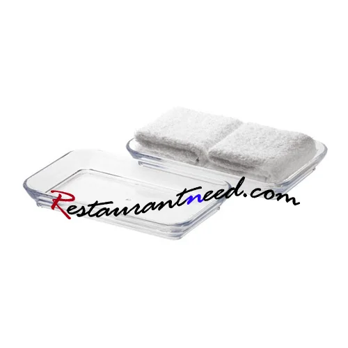 Acrylic Oblong Towel Tray