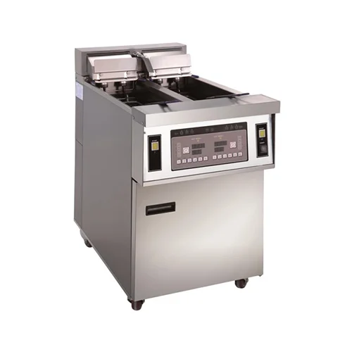 Electric 2-Tank 2-Basket Open Fryer