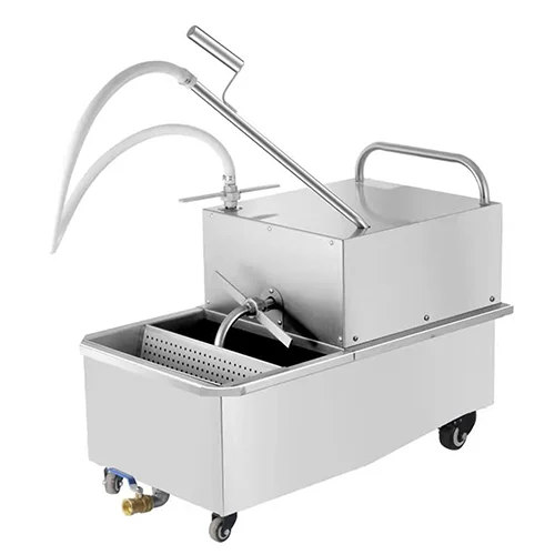 48L Fryer Oil Filter Cart
