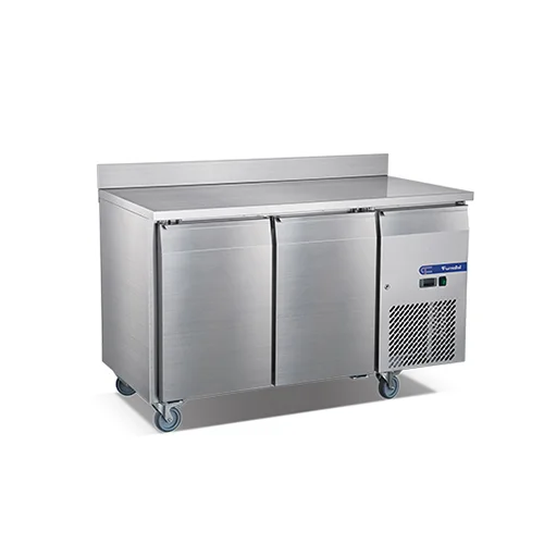 2 Doors Fancooling Undercounter Chiller with Backsplash
