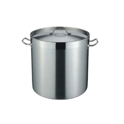 Stainless Steel Composite Bottom Stock Pot With Cover