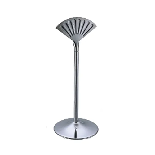 6"Stainless Steel Fan Shape Table Number Card Holder
