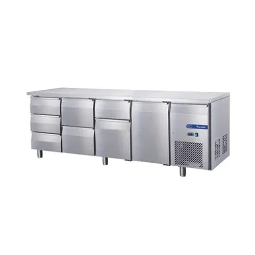 FEELART FED22570CS170 1-Door and 7-Drawer Stainless Steel Undercounter Chiller (540L)