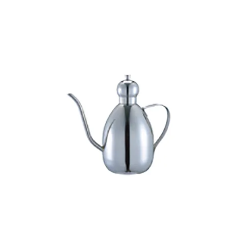 Luxury Drum Shaped Stainless Steel Oil & Vinegar Cruet