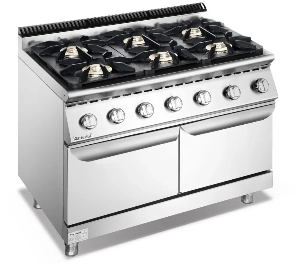 700 Series 6-Burner Gas Range With Cabinet