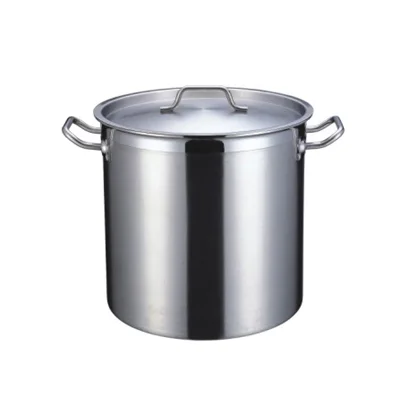 Stainless Steel Composite Bottom Stock Pot With Cover